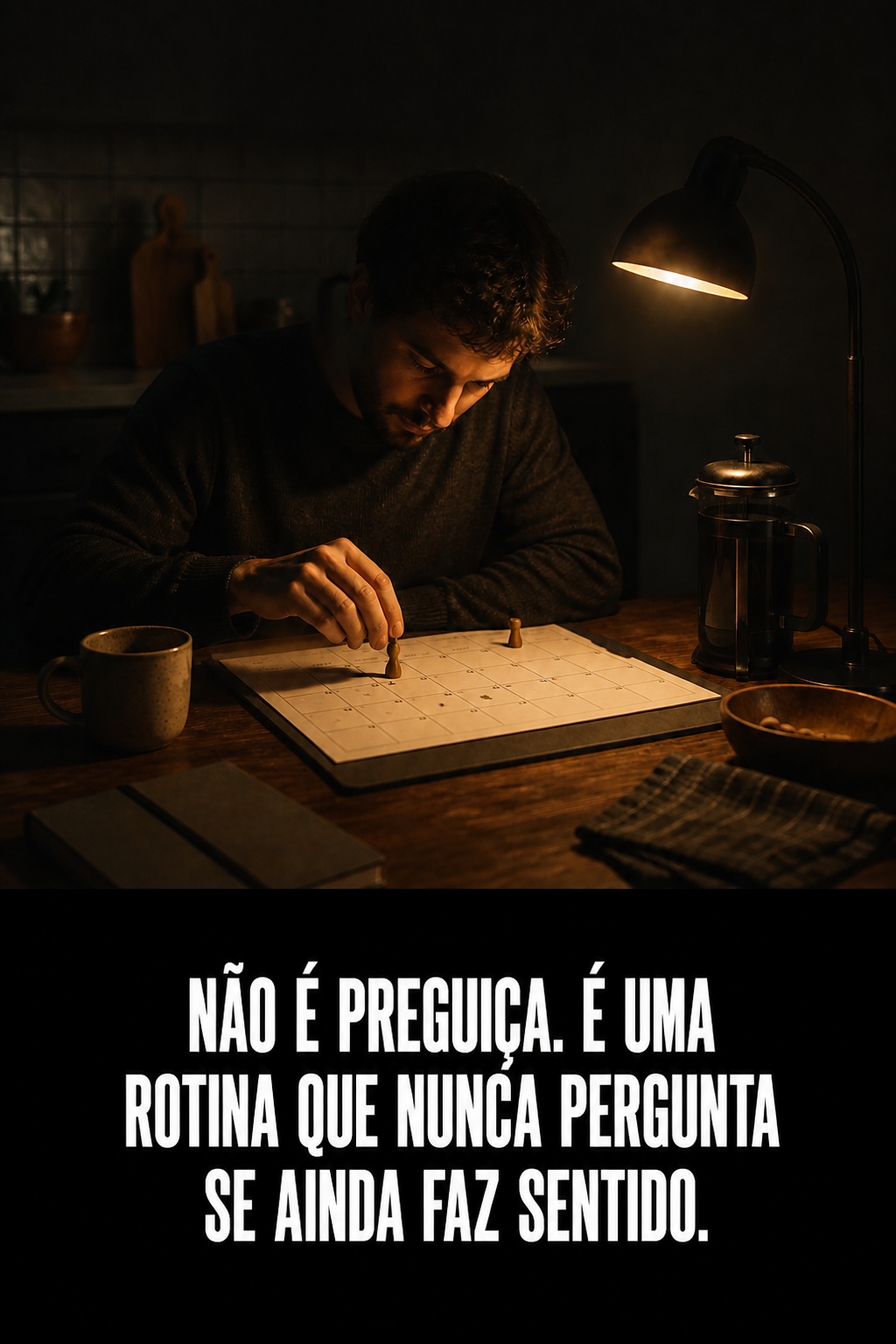 Arte da Trevvo para salvar o artigo Piloto automático não é preguiça: é rotina sem checkpoint no Pinterest