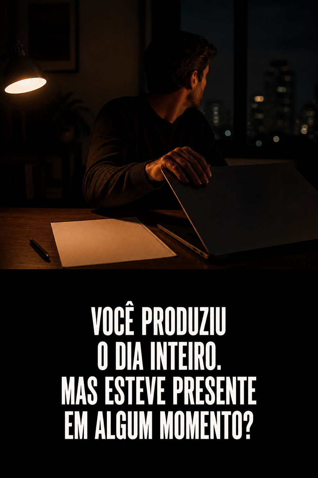 Arte da Trevvo para salvar o artigo A única pergunta que separa quem produz de quem realmente vive no Pinterest